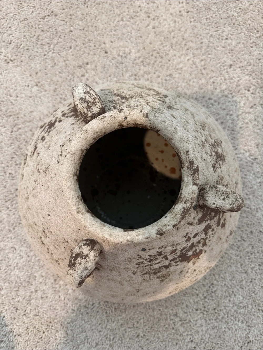 Rustic Brown Ceramic Vase